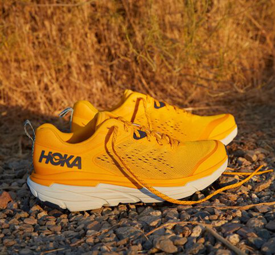 Tenis Hoka One One Trail Hombre Amarillos - Challenger Atr 6 - TYKB32019